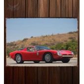 Металлическая табличка Bizzarrini 5300GT Strada